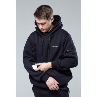 Utazós pulóver - Fekete (unisex)