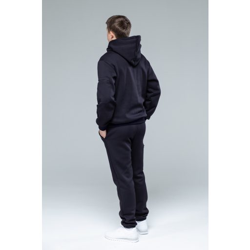 Utazós pulóver - Fekete (unisex)